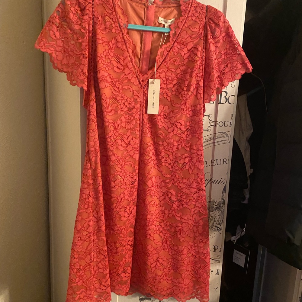 NWT Rebecca Taylor lace dress- SZ 12